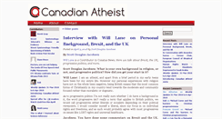 Desktop Screenshot of canadianatheist.com